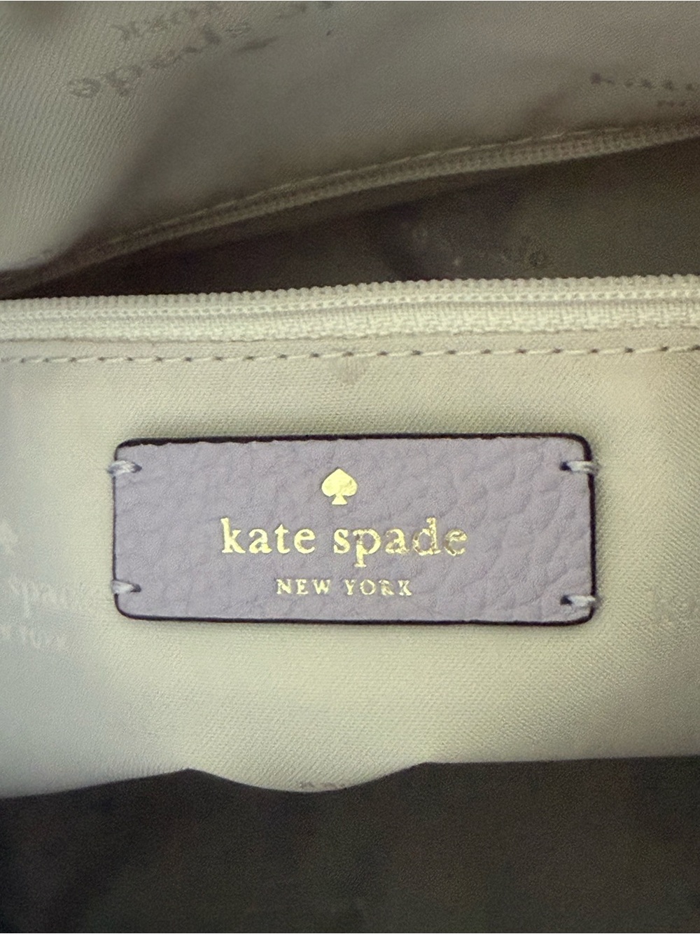 Kate Spade New York Pebbled Leather Hobo Shoulder Bag in Lilac Lavender BohoChic - Picture 7 of 13